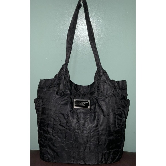 Marc by Marc Jacobs Pretty Nylon Tate Tote Black Medium Shoulder Bag - Picture 13 of 13